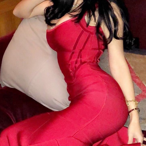 Marciano red bandage gown - Picture 3 of 16